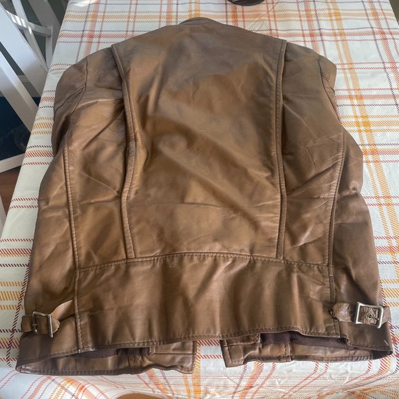 Motorcycle Jacket Vintage Leather - Picture 5 of 7